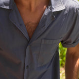 Air Cotton Camp Shirt - Lake