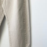Beige pants on a white background