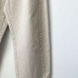 Beige pants on a white background