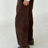 Corduroy Arc Pants - Chocolate