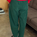 Corduroy Arc Pants - Forest