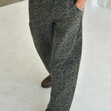 Arc Pant - Fern Leopard