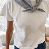 Cashmere Bandana - Heather Grey