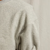 Rebecca French Terry 3/4 Sleeve Sweatshirt - Heather Grey