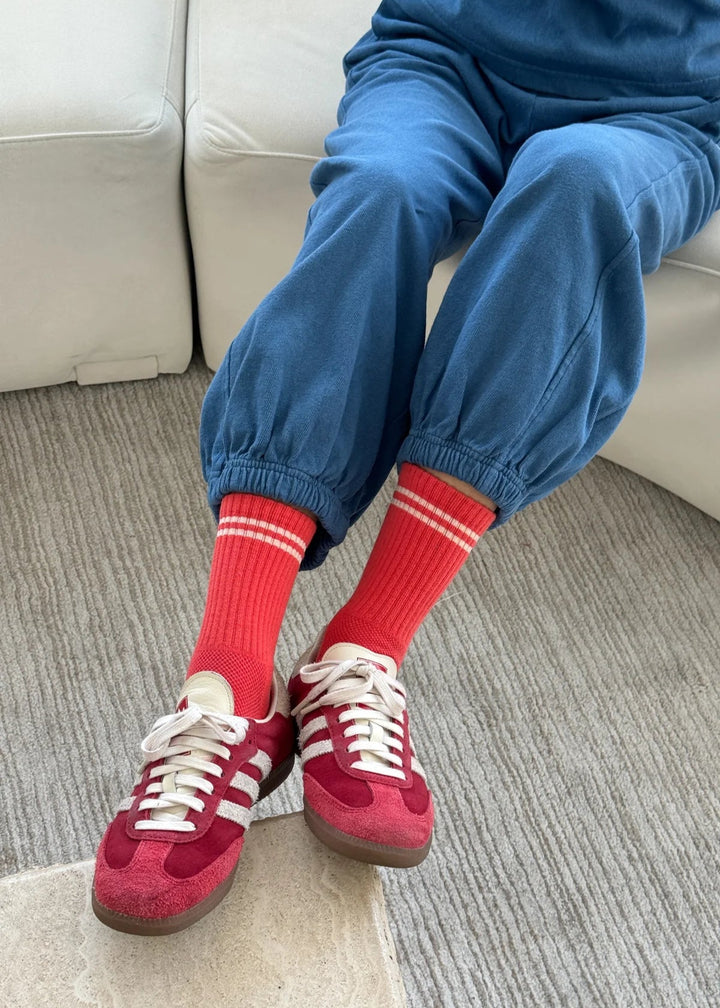 Boyfriend Socks - Coral