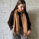 Woven Scarf - Biscuit