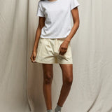 Billie Tee - White / Mocha