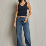 Blondie Tank - Navy