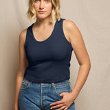 Blondie Tank - Navy