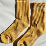 Boyfriend Socks - Butter