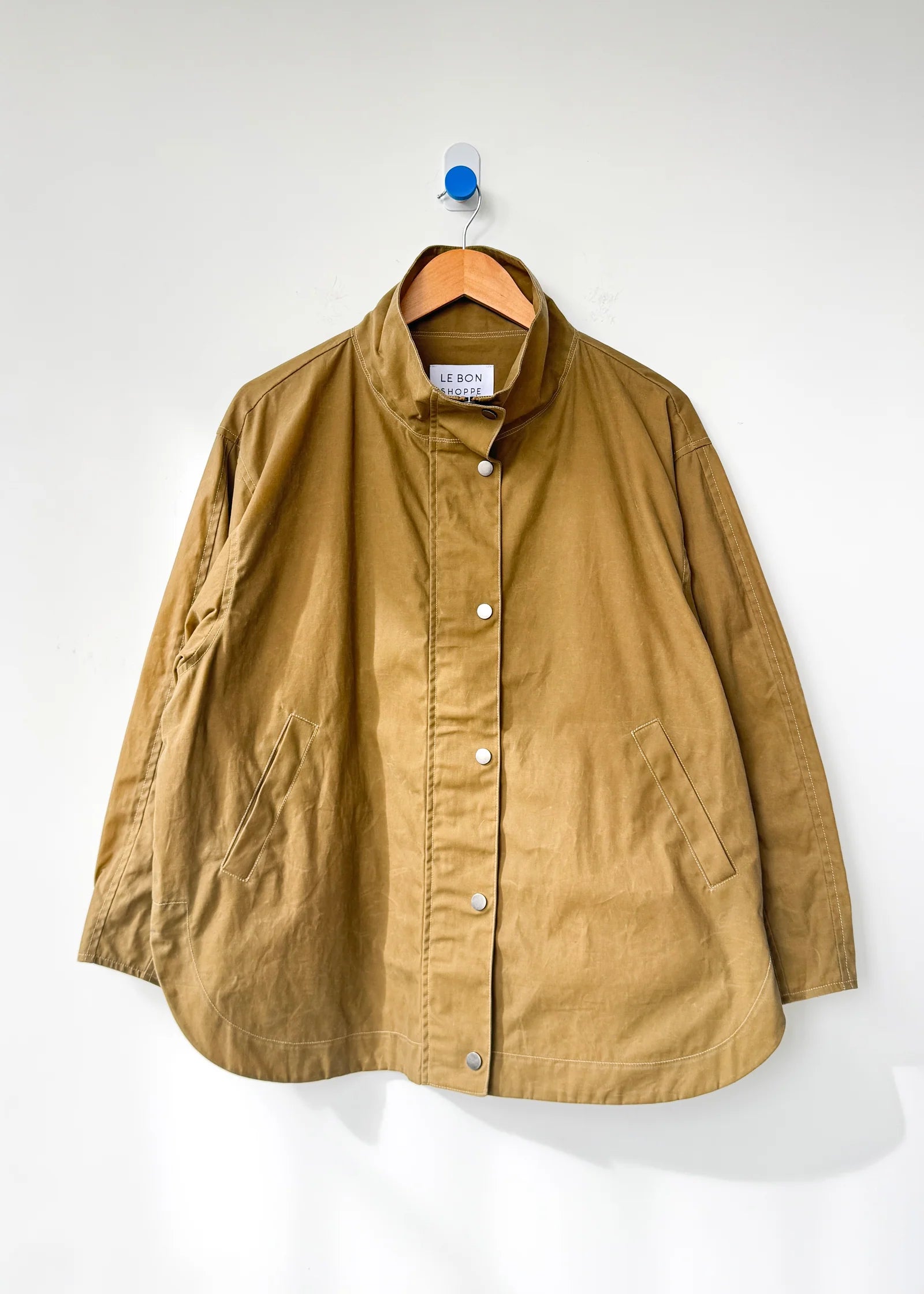 Blair Waxed Cotton Jacket - Khaki