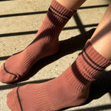 Boyfriend Socks - Clay