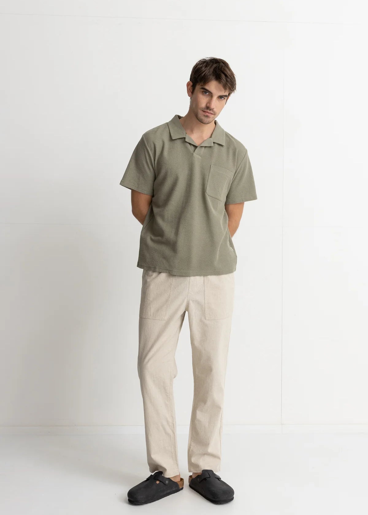 Vintage Terry Polo - Sage
