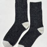 Classic Cashmere Socks - Charcoal Melange