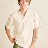 Vintage Jersey SS Henley - Natural