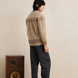 Longreach Jaquard Knit Sweater - Natural