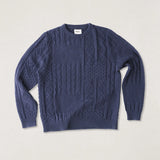 Patchwork Sweater - Vintage Navy