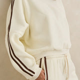 Contrast Sweatshirt - Cream