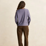 Porto Stripe Long Sleeve - Cafe