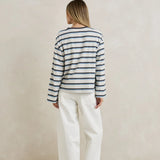 Porto Stripe Long Sleeve - Grey