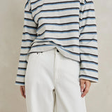 Porto Stripe Long Sleeve - Grey