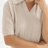 Rosella Sweater Polo Top