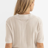 Rosella Sweater Polo Top