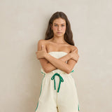 Cara Terry Romper - Jade