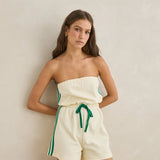 Cara Terry Romper - Jade
