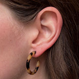 Mini Hoops - Blonde Tortoise