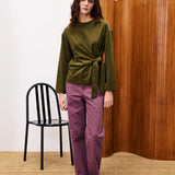 Orchis Top -  Vert Mousse