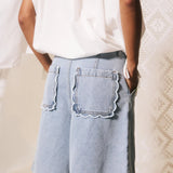 Gaspare Shorts - Blue Jean
