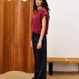 Jasmin Sweater - Bordeaux