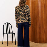 Begonia Cardigan - Leopard