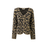 Begonia Cardigan - Leopard