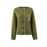 Bergamote Cardigan - Kaki