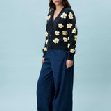 Bergenia Cardigan - Blue Marine