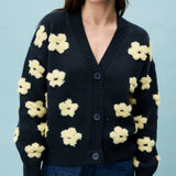 Bergenia Cardigan - Blue Marine