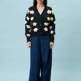 Bergenia Cardigan - Blue Marine