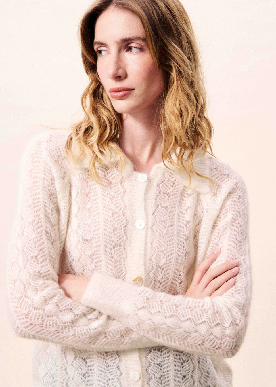 Kristin Cardigan - Creme