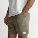 Classic Linen Jam Shorts - Olive