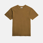 Brown t-shirt on a white background