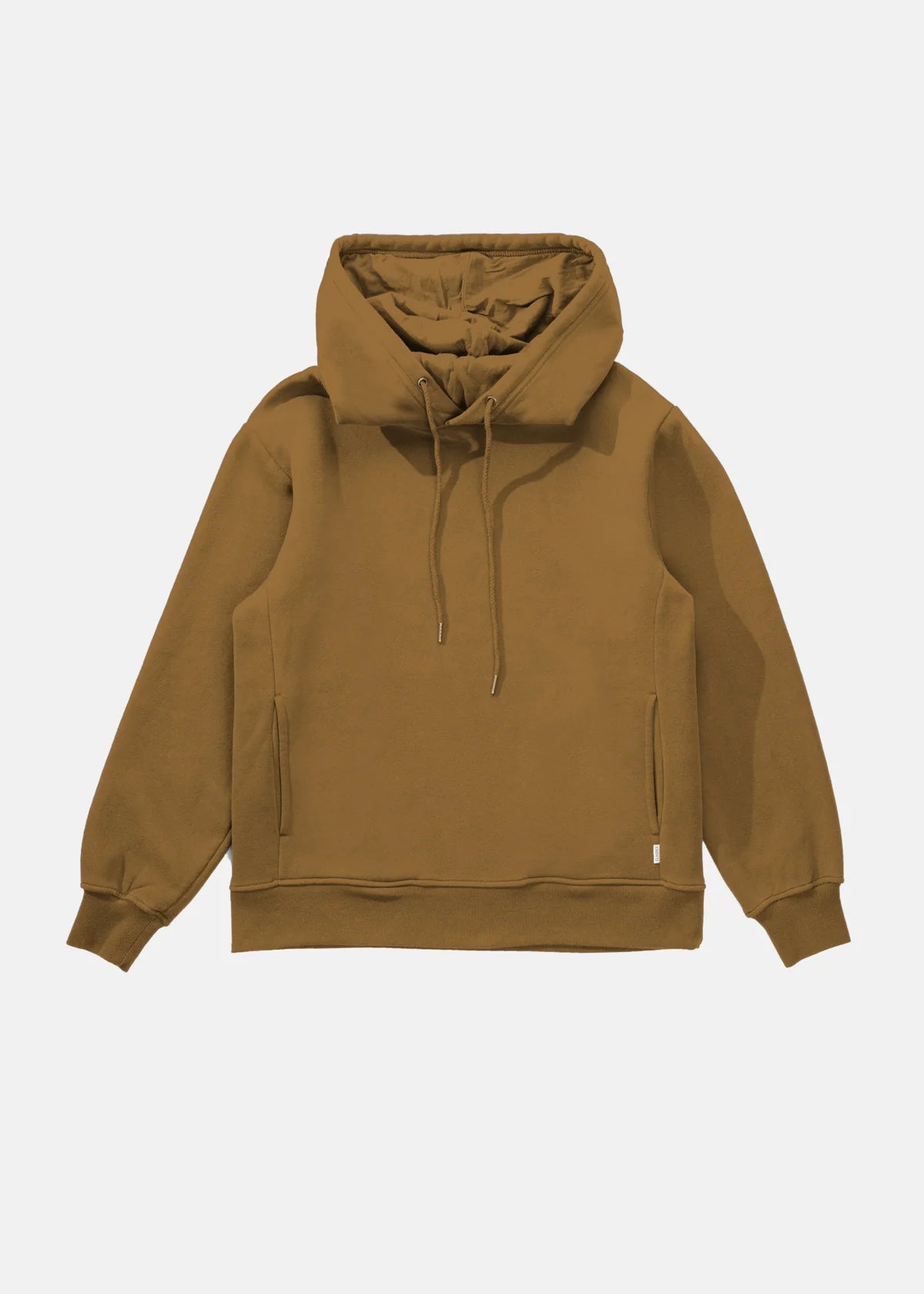 Brown hoodie on a white background