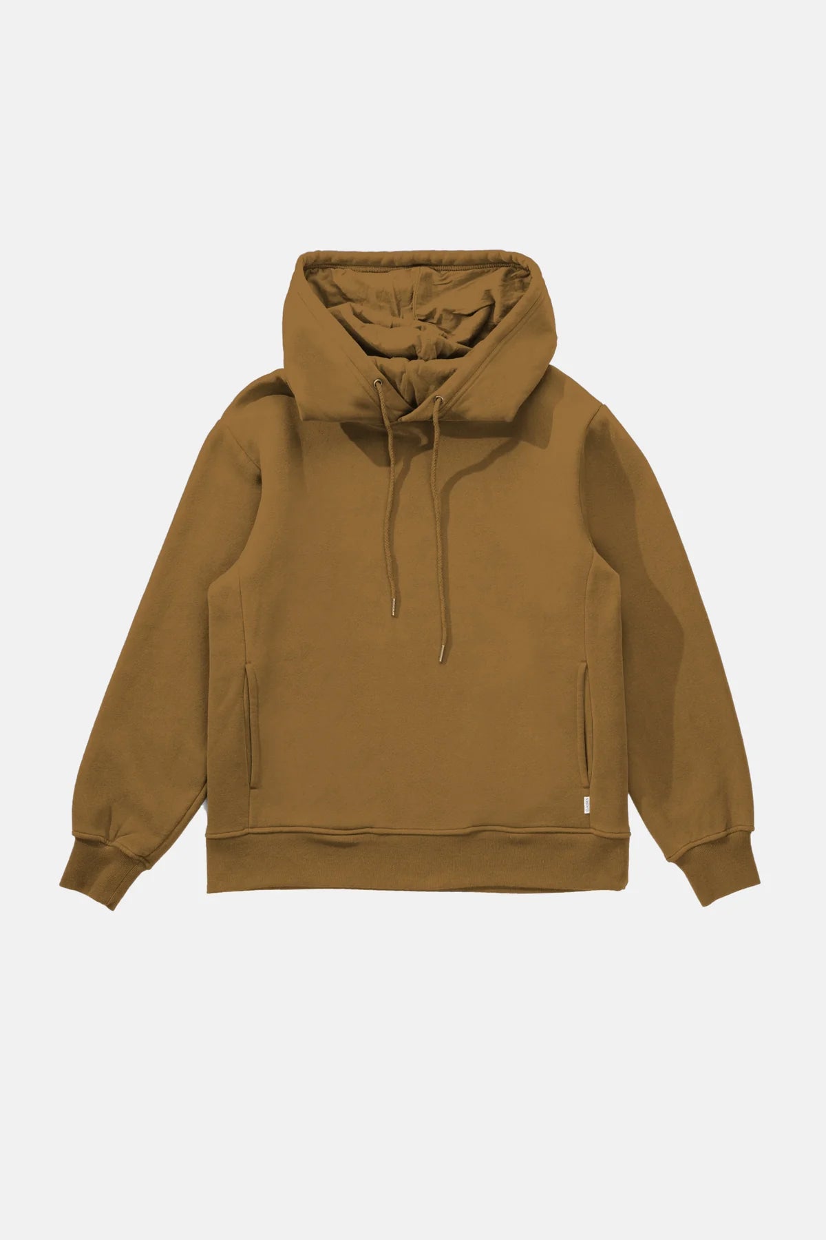 Brown hoodie on a white background