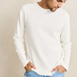 Classic Waffle Knit Shirt - Vintage White