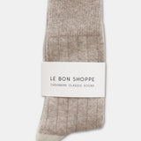 Classic Cashmere Socks - Fawn