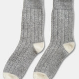 Classic Cashmere Socks - Grey Melange