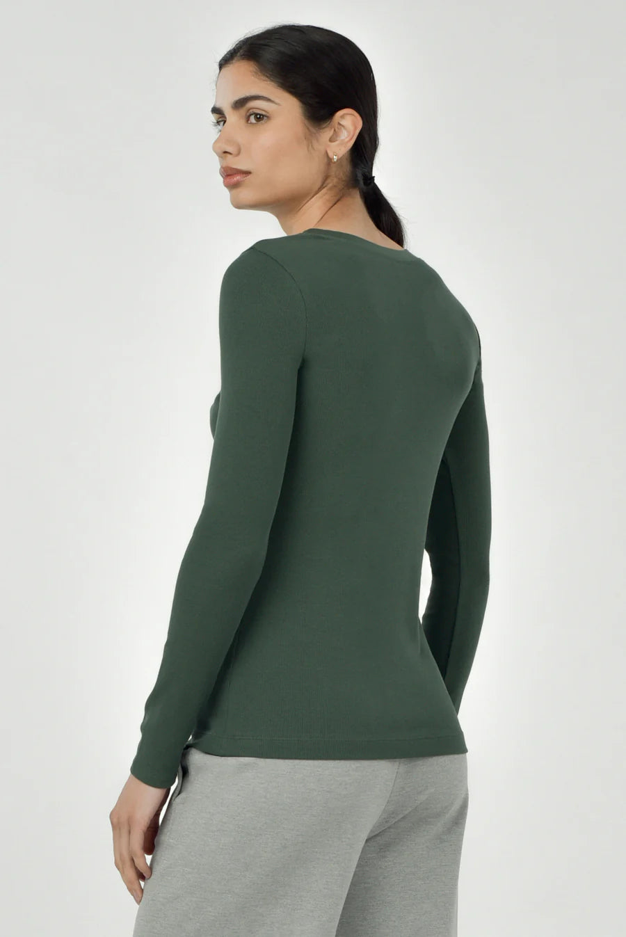 Lisa Long Sleeve - Forest Green