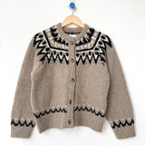 Alpaca Cabin Cardigan - Beige