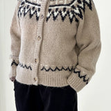 Alpaca Cabin Cardigan - Beige